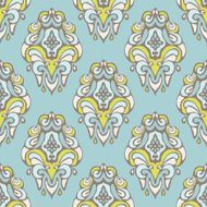 Abstract seamless vintage luxury ornamental vector pattern for fabric N4