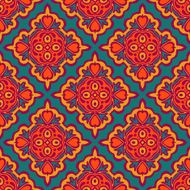 Festive Colorful Tribal ethnic seamless vector pattern ornamental N2