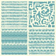 Set of Ethnic Patterns 4