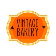 Collection of vintage retro bakery logo N4
