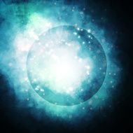Starry background rich star forming nebula N5