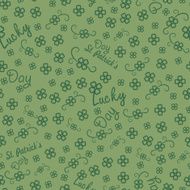 St Patricks day seamless background for gift paper
