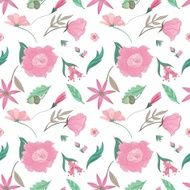 Soft Light Romantic Summer Pattern