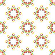 Seamless vector geometric abstract pattern Creative round shapes made of N102
