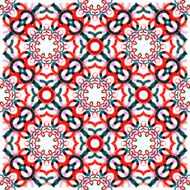 Seamless vector geometric abstract pattern Creative round shapes made of N105