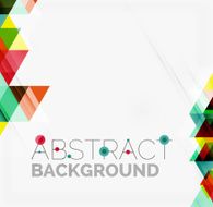 Abstract geometric background Modern overlapping triangles N439
