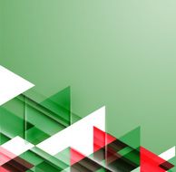 Abstract geometric background Modern overlapping triangles N443