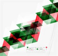 Abstract geometric background Modern overlapping triangles N444