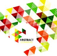 Geometric abstract polygonal background N25