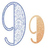 Vector ornament symbols N4