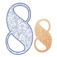 Vector ornament symbols N5
