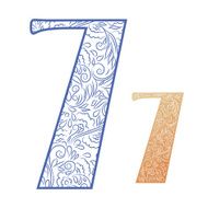 Vector ornament symbols N6