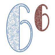 Vector ornament symbols N7