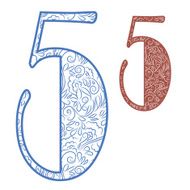 Vector ornament symbols N8