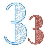 Vector ornament symbols N10