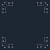 Vector vintage decorative frames N5