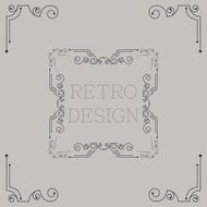Vector vintage decorative frames N7