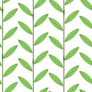 Seamless texture with the image of bamboo Green Eco