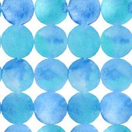 watercolor hand drawn painted seamless geometric patterns set