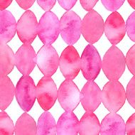 watercolor hand drawn painted seamless geometric patterns set N2