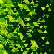 Forest Triangle Design Background Square