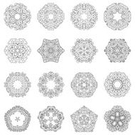 Vector mandala collection