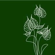 Vector floral background N50