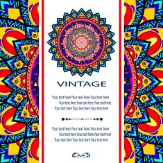 invitation mandala card N30