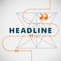 Abstract lines on orange and gray background N3