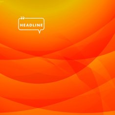 Abstract bright picture of orange color particles