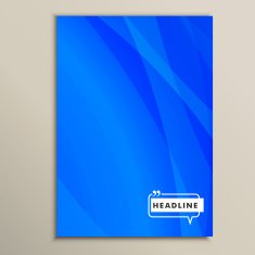 Abstract bright blue background with white lines