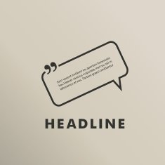 Vector speech bubble on a gray background N2