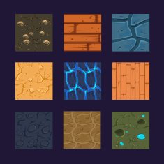 Different Materials and Textures for the Game