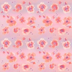 Seamless floral elements watercolor pattern