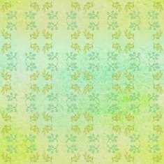 Seamless botanic elements watercolor pattern