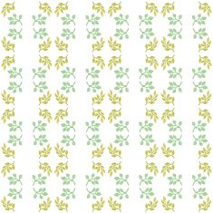 Seamless botanic elements watercolor pattern N2
