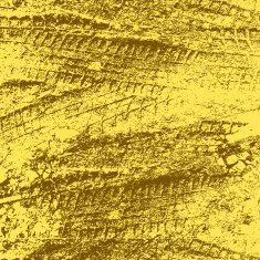 Yellow grunge background with black tire track Vector illustrat N2