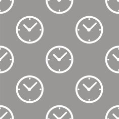 Clock Seamless Pattern N8