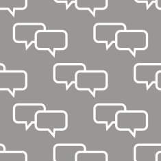Dialog seamless pattern