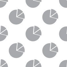 New Circle chart seamless pattern
