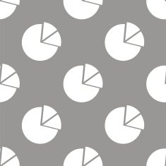 Circle chart seamless pattern N2