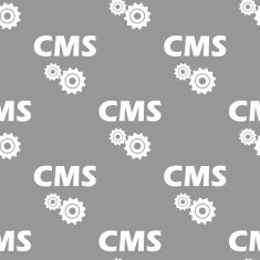 Cms seamless pattern