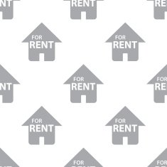 New For rent seamless pattern