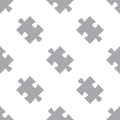 New Puzzle seamless pattern