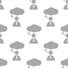 New Conversation seamless pattern