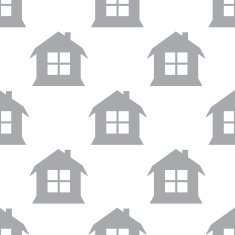 New House seamless pattern