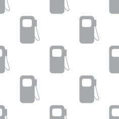 New Gas station seamless pattern