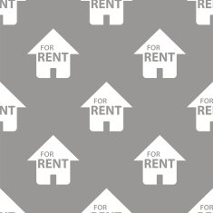 For rent seamless pattern