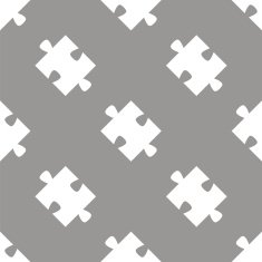Puzzle seamless pattern N3
