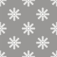 Snowflake seamless pattern N12